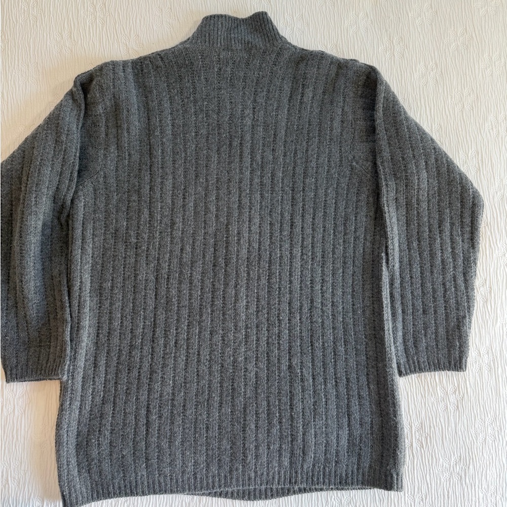 MARELLA Sweater Wool Gray cable knit size S - Picture 8 of 11